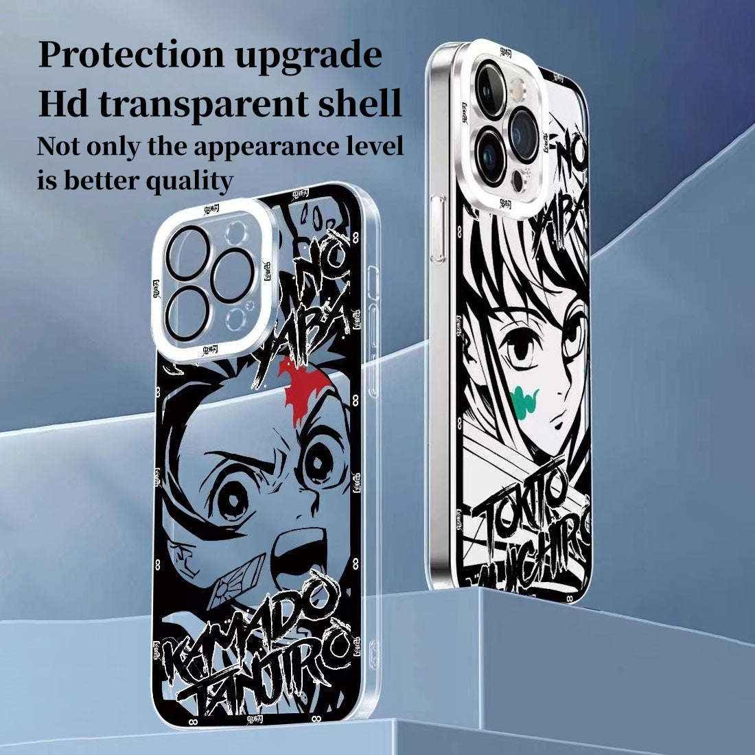 Tanjirou/Mitsuri/Muichirou Apple exquisite Trend Silicone Anti-collision phone case