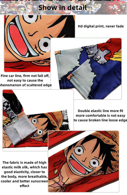 Luffy/Chopper Summer Sun protection ice sleeves