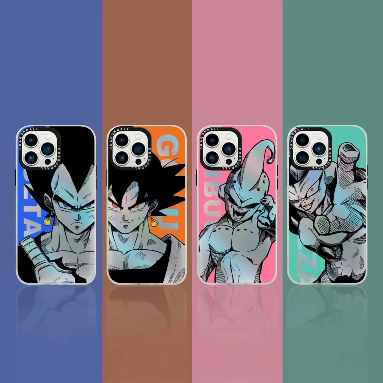 Goku/Vegeta/Buu/Frieza Apple exquisite Trend Silicone Anti-collision phone case